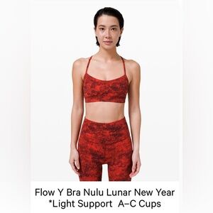 Lululemon Flow Y Bra Nulu – Lunar New Year | Light Support A–C Cups